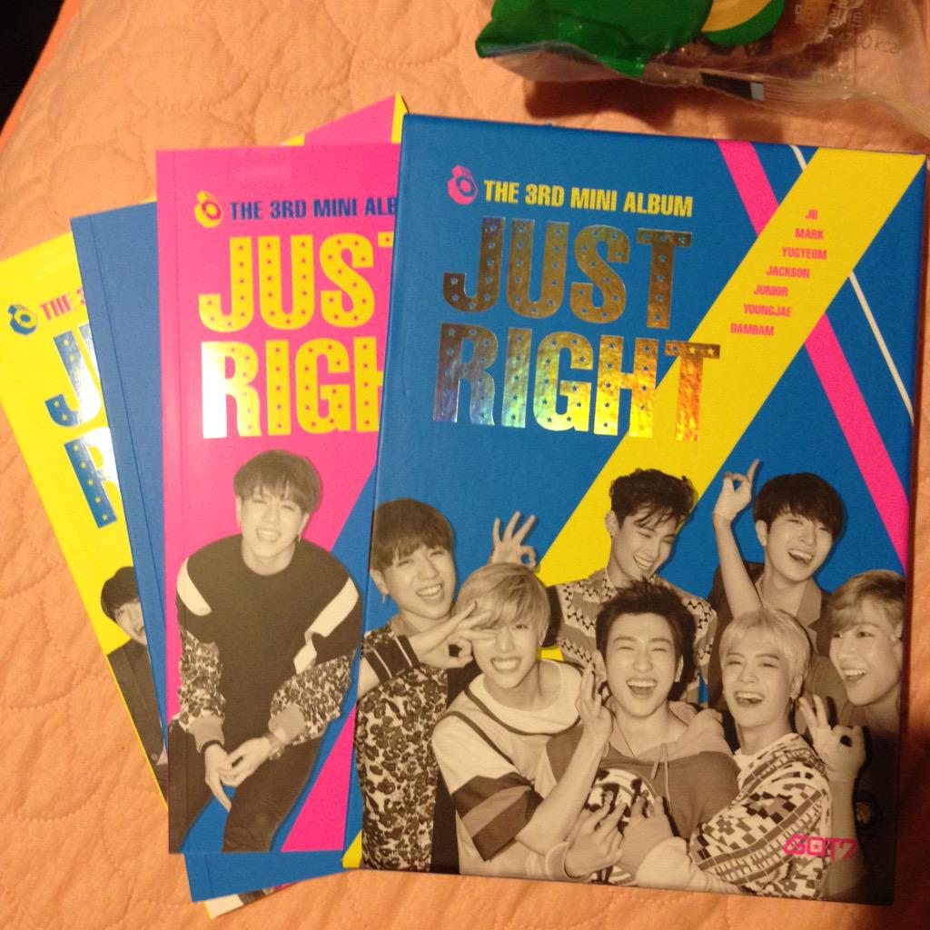 spamsworld's tweet photo. ต๊ะเอ๋!! แจกอัลบั้ม #JustRight ฮ้าบ~ แค่รีทวิตนี้เน้อ ปิดรีพรุ่งนี้ตอน 2 ทุ่มนะคะ 🎉😄❤️ #GOT7 #갓세븐 #딱좋아 http://t.co/fd0AHqBoGM