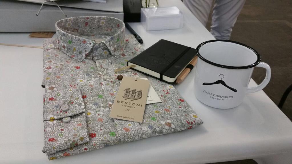 doubleHagency1's tweet image. Visit us at @JacketReqd and have a chat with @Foster161Mark, our @BertoniDenmark brand manager! #jacketreqd