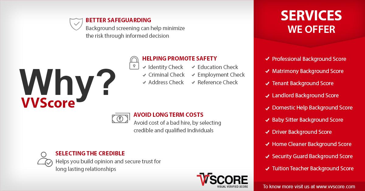vvscore's tweet photo. @vvscore helps in commerical and #hiring dcsns
#BackgroundChecks #BackgroundVerification #onlinescore #hiringdecision http://t.co/UEqjxKXCl4