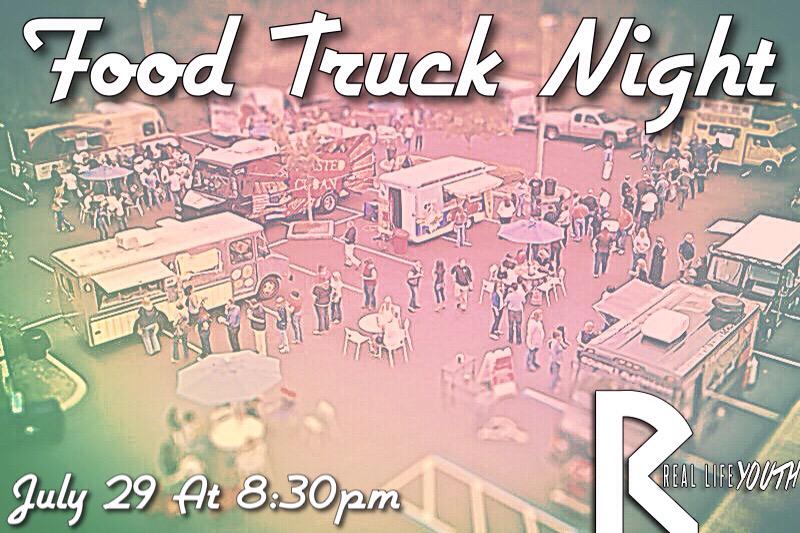 Real_Life_Youth's tweet photo. Tonight is #FoodTruckNight right after service, so bring your friends and money for this delicious dinner! http://t.co/yPX84ZZckl