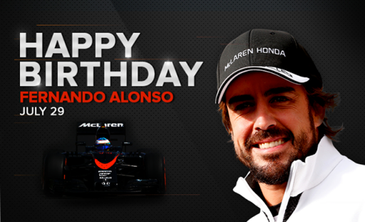 Happy birthday to Fernando Alonso 