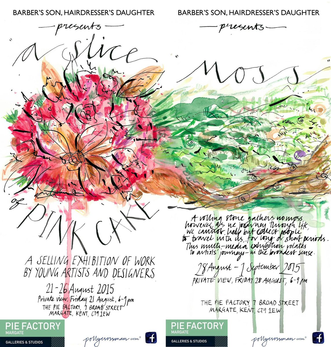 poppy_rand's tweet photo. Very excited to be part of 'A Slice of Pink Cake' in Margate this August! #exhibition #margate #summer http://t.co/Y4ZbiSd1Vf