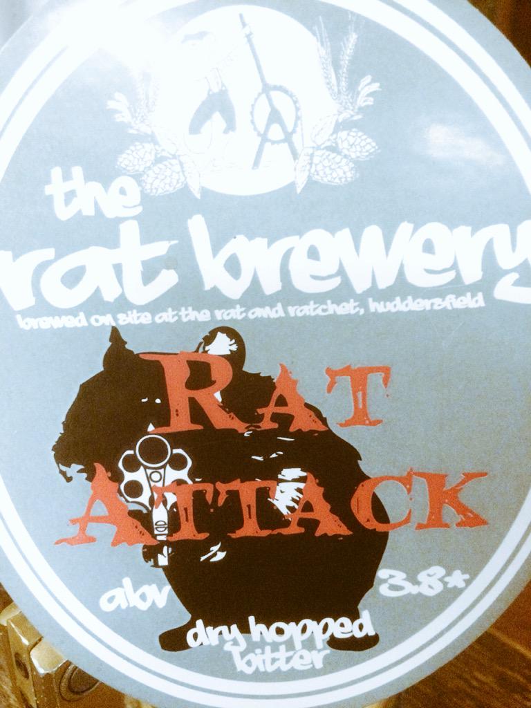 Another fantastic ale the RAT ATTACK 3.8% from the master Brewers at <a href="/RatBrewery/">Rat Brewery</a> is on sale now! #allhailtotheale