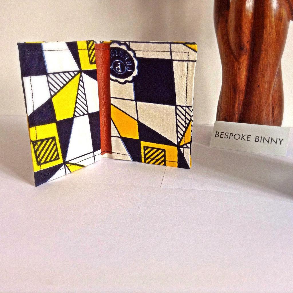 MsYaaObenewa's tweet photo. Handmade African Print Card Holder/ oyster card holder/ Travelcard wallet - navy, yellow, white by BespokeBinny (9.… http://t.co/uKHBF3GGoJ