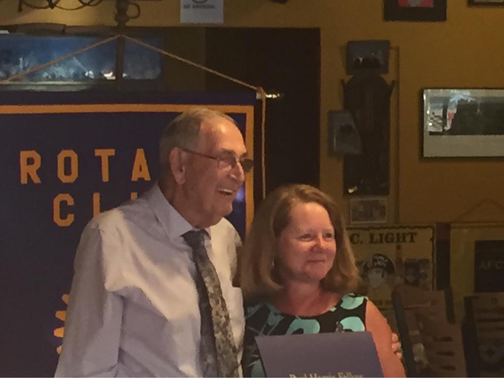 #rotary DG Bill Segar awards #paulharris fellow to Janet Elder @ForestHillsBoro <a href="/PghFoodBank/">Greater Pittsburgh Community Food Bank</a> <a href="/Rotary/">Rotary International</a> @aliaclevenger