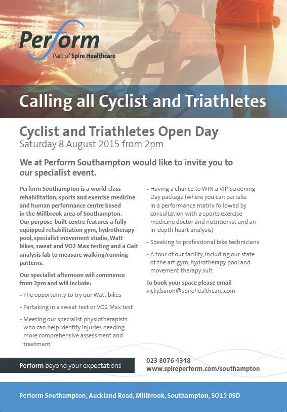 Perform Southampton tweet media