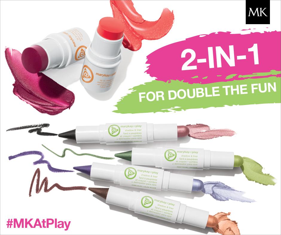 MaryKayUK's tweet image. Get more from your makeup with the NEW multitasking #MKAtPlay marykay.co.uk