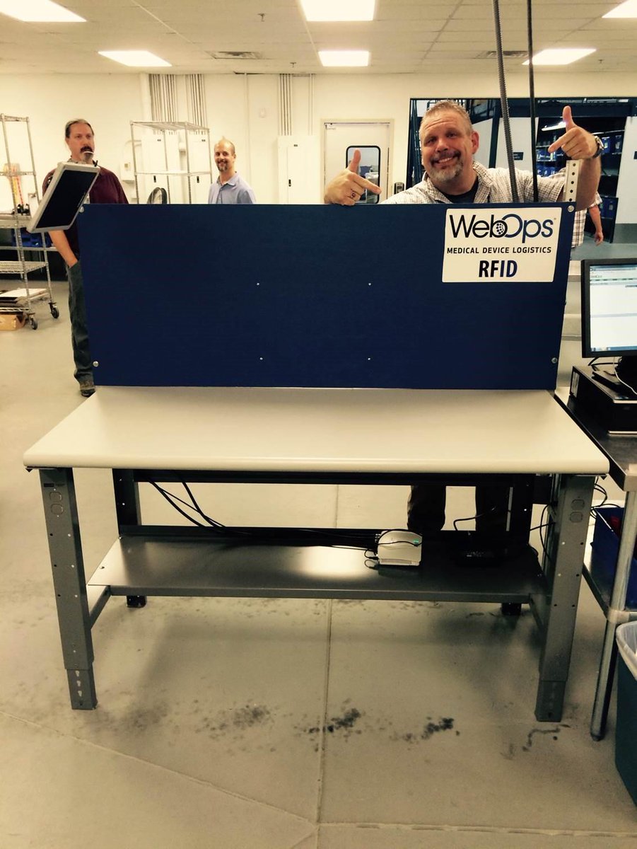 webops's tweet image. WebOps RFID going live...  Med Device Loaner kit check-in streamlined!  @RFIDJournal