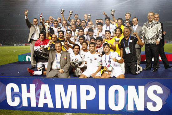 IraqPics's tweet photo. On this day in 2007: Iraq won the Asian Cup of Nations to bring joy to millions of Iraqis &amp; bring the cup home! #Iraq http://t.co/tXTTb1D2RA