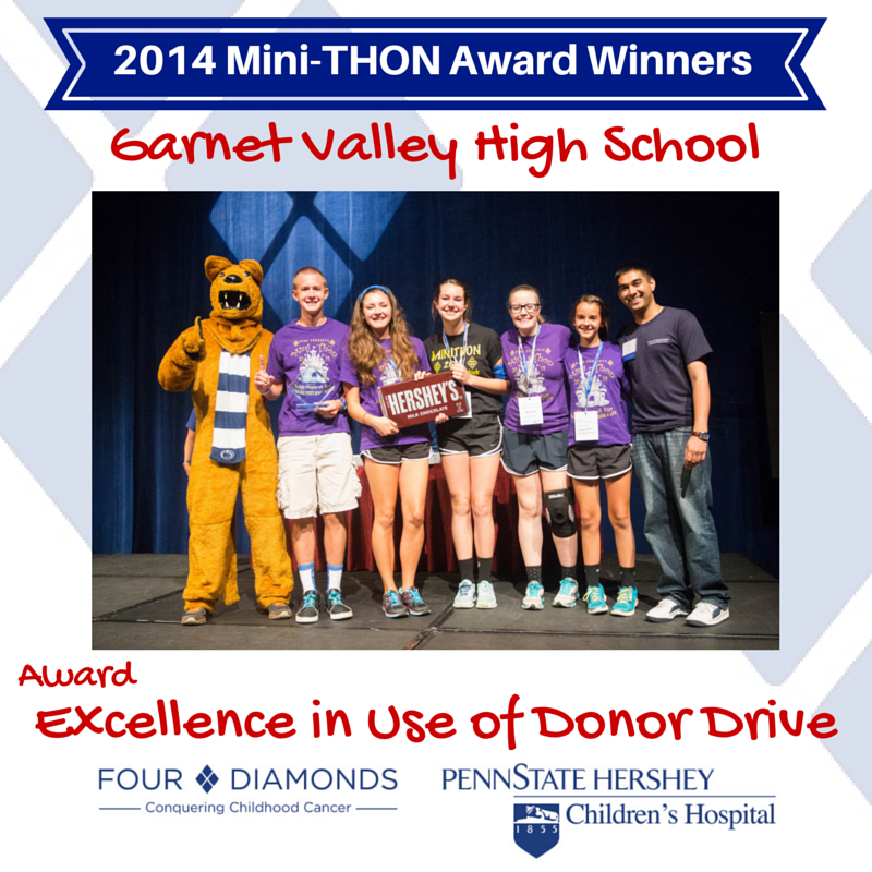 fourdiamonds's tweet photo. At #MTLS15, we'll present awards to our outstanding Mini-THONs! #FlashBack to our 2014 winners, including @GVHSMT http://t.co/QXYe403pXm