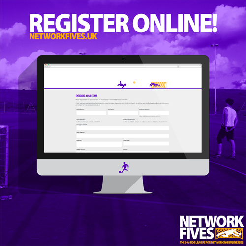 NetworkFives's tweet image. You can register your #5aside team online now at networkfives.uk, the form takes a matter of seconds to complete!