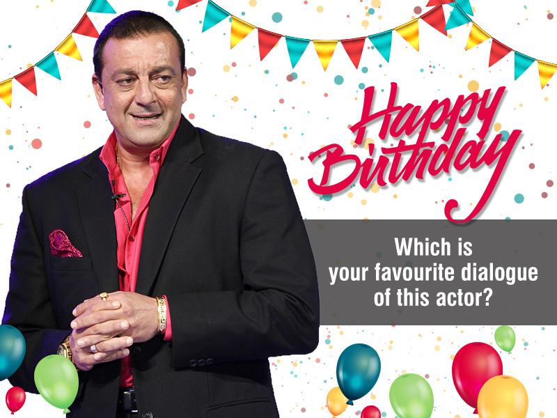 Happy Birthday, Sanjay Dutt! Here\s hoping to see some more of our very loved Munnabhai on the big screen again! 
