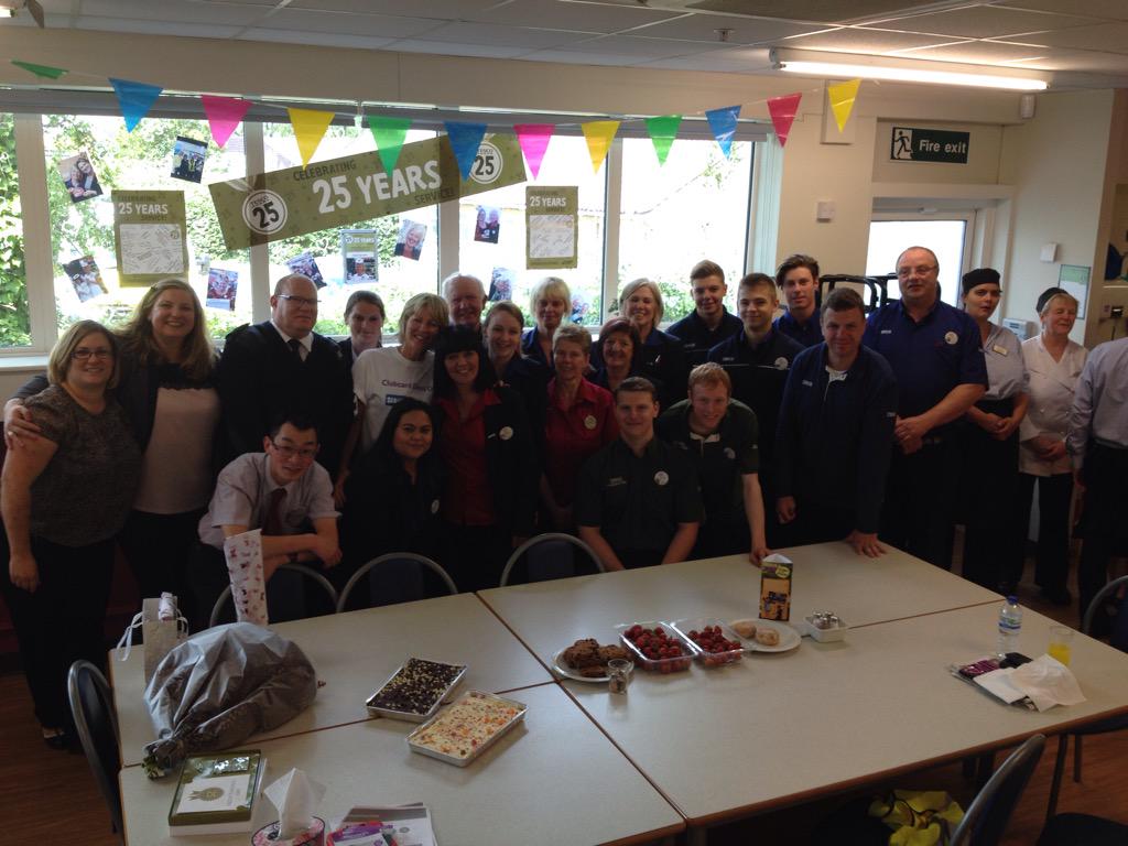 Congratulations Julie on 25yrs service you are so loved  @TeamGlastonBury 😘😘
