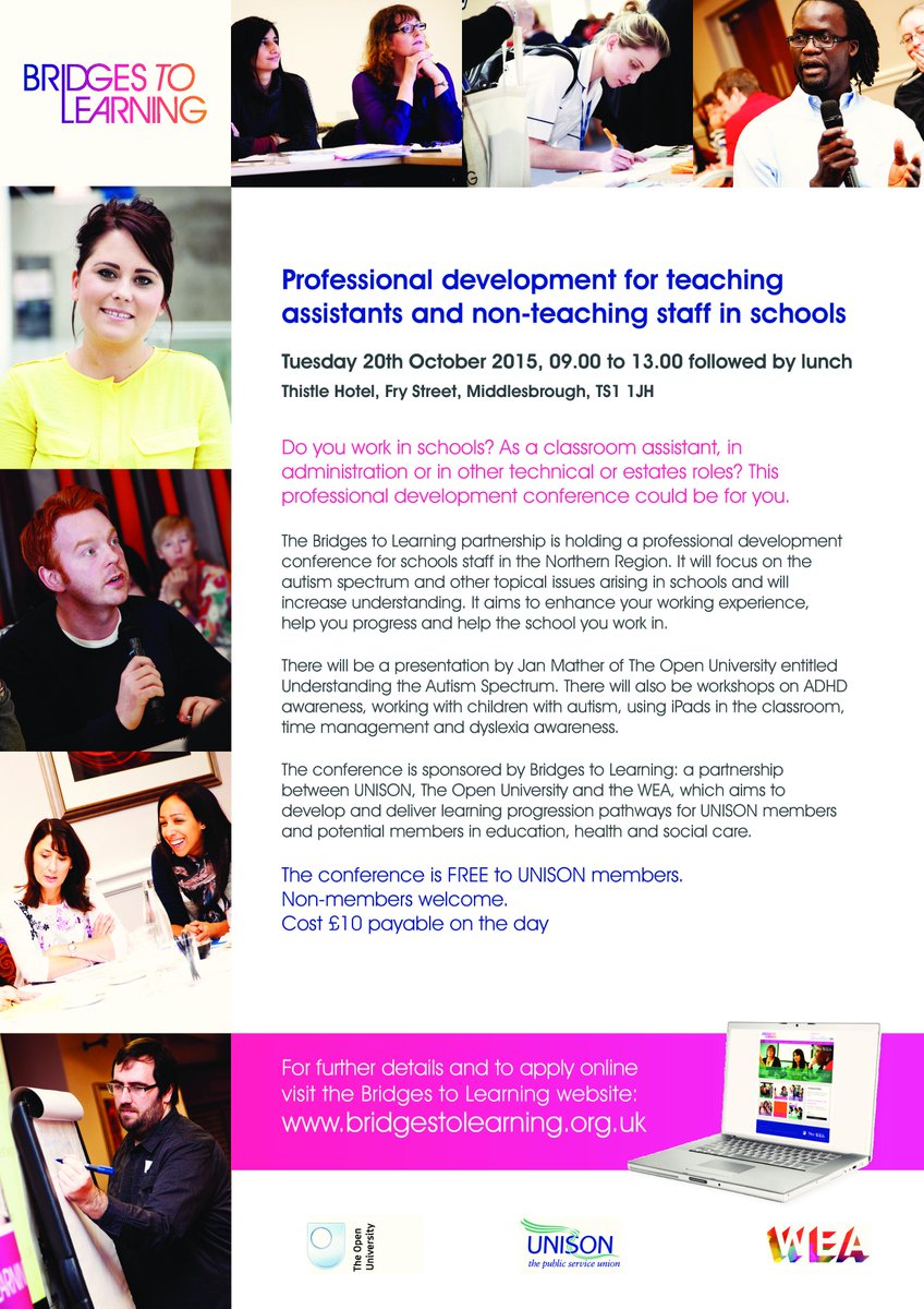 bridgestolearn's tweet image. Are you a #ClassroomAssistant, #Administrator or work in a #NonTeaching role? Then our #conference could be for you!