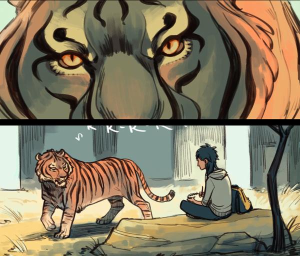 BonniePangart's tweet photo. International #TigerDay today! Featuring the imagined tiger in #MindBound http://t.co/AQNchw7lV9