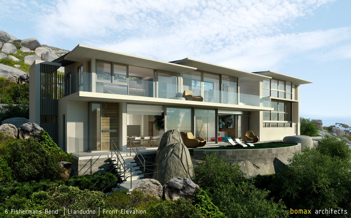 bomaxarchitects's tweet photo. House Leke Rendering - Llandudno, Cape Town. #CapeTown #Architect #residential #bomax #housedesign http://t.co/xBQCumIech