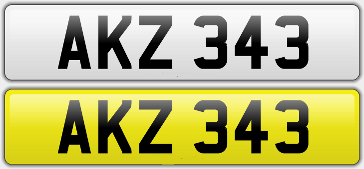 numberplates's tweet photo. #New range of 3 x 3 #dateless #registrationmarks such as AKZ 343 from £299 #forsale at http://t.co/ilg1Awboux http://t.co/YgTz9W3qfR