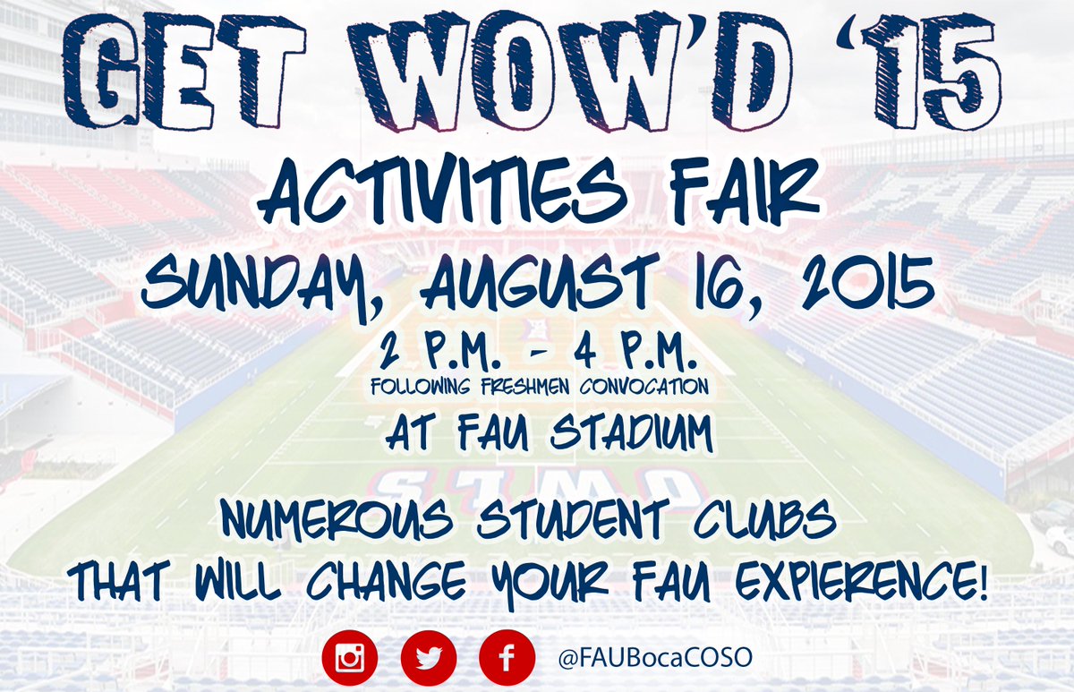 FAUbocaCOSO's tweet photo. Don't forget to register your organization!! #owlin http://t.co/jRo8Pmw6Bi