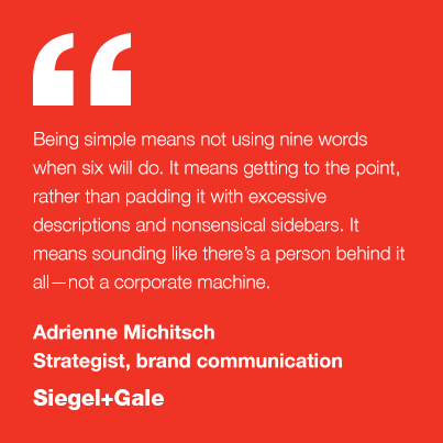 SiegelGale's tweet photo. Slay the jargon! It’s not what you say, but how you say it. @AddiMichitsch http://t.co/niErHgt8Wm http://t.co/vTzGXjjZRY