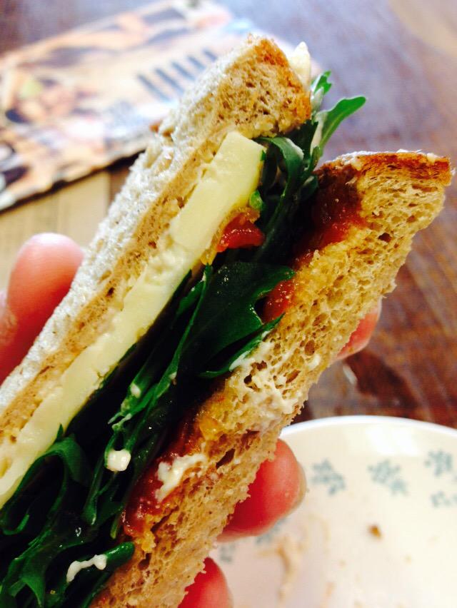 My own sandwich creation with @KatieChesman tomato relish! #shoplocalgrimsby riverheadcoffee.co.uk