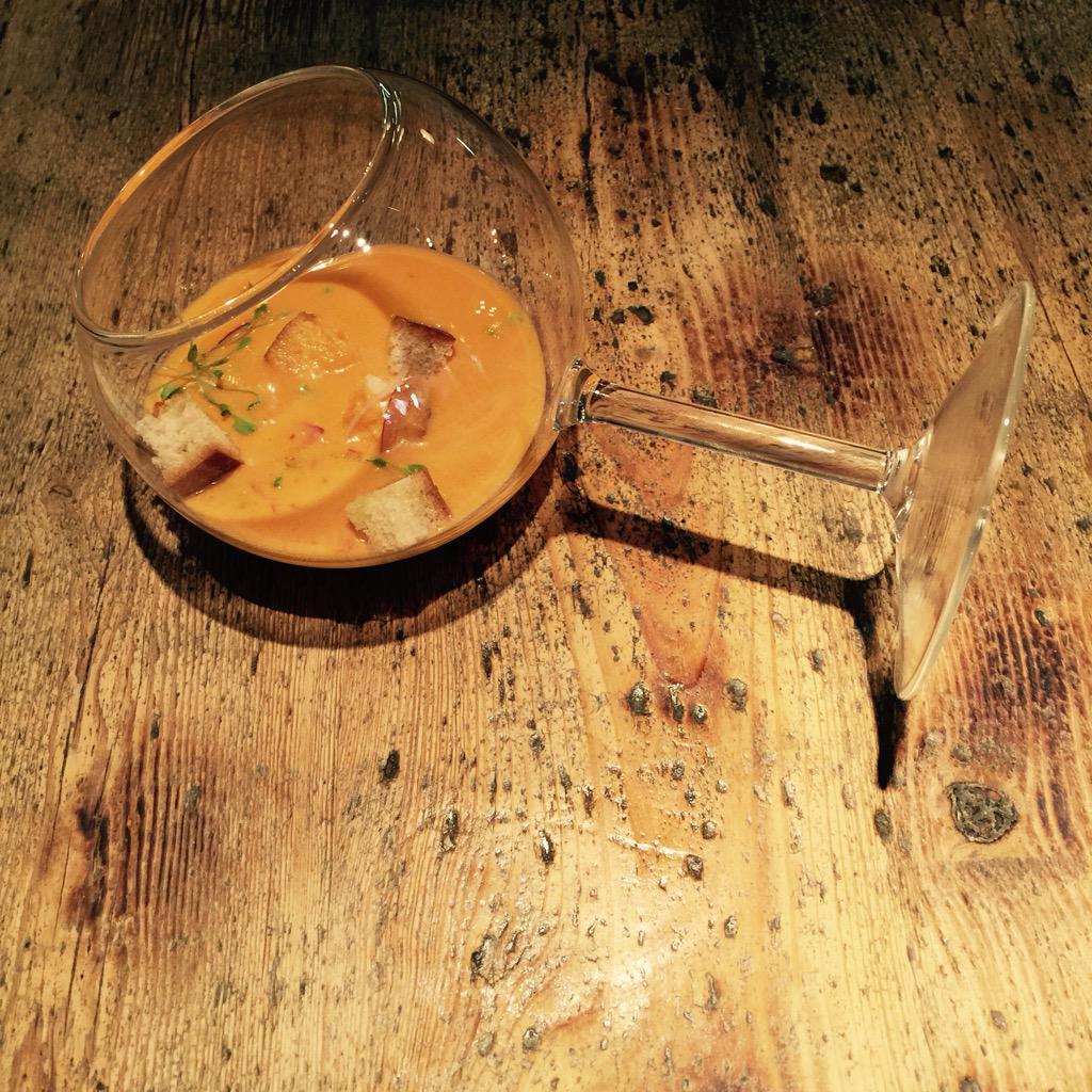 Gazpacho perfecto 👌 <a href="/bravas_tapas/">Bravas Tapas</a> Highly recommend. Fantastic. As was every single other tapa we had 👏