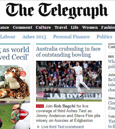 training_monkey's tweet image. Edgbaston excitement too much for Telegraph spellcheckers. Or they've invented a new word for Aussie collapse