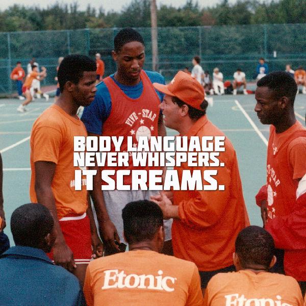 5starbasketball's tweet photo. WARNING: College coaches are paying attention to your body language. http://t.co/0Kcrbugg4i
