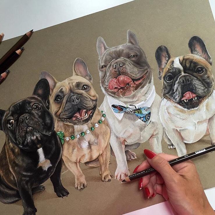 #Pups in progress by <a href="/KellyLahar/">Kelly Lahar</a> 
#artcollective #artnerd