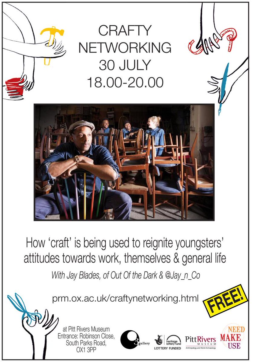 Pitt_Rivers's tweet photo. .@O3Gallery @Jay_n_Co, looking forward to tomorrow's #CraftyNetworking night! http://t.co/nGU8QlfHm0