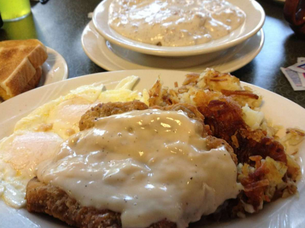The perfect start to any Wednesday morning! Try our Country fried steak for breakfast!