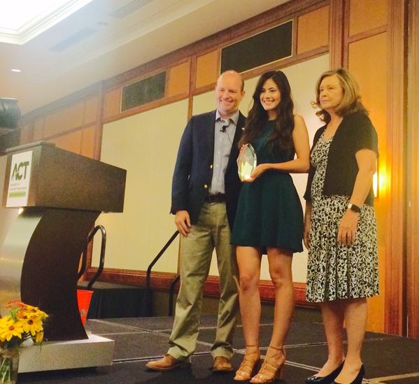 ABCTMA's tweet photo. We're still so excited, what an honor to accept the @ACTNational Outstanding TMA award #ACTIntConf http://t.co/yL0KZInksL
