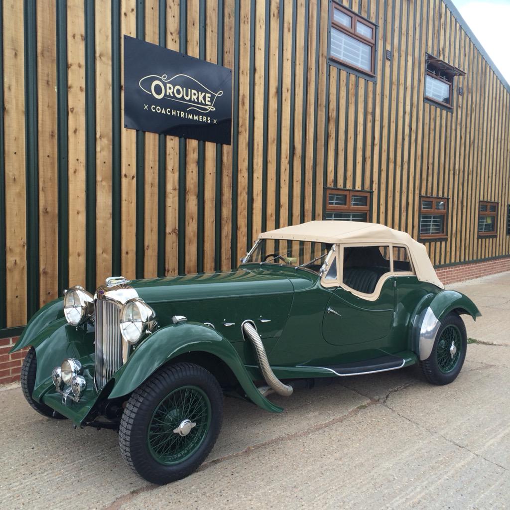 The latest and greatest from the workshop. Lagonda Rapide LG45 open tourer.