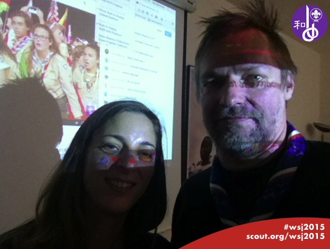 ScoutingEurope's tweet photo. GVA-Office staff of @worldscouting #OneWSB followed the opening of @wsj2015 via live-streaming. #wsj2015 http://t.co/TgTugSAUB2