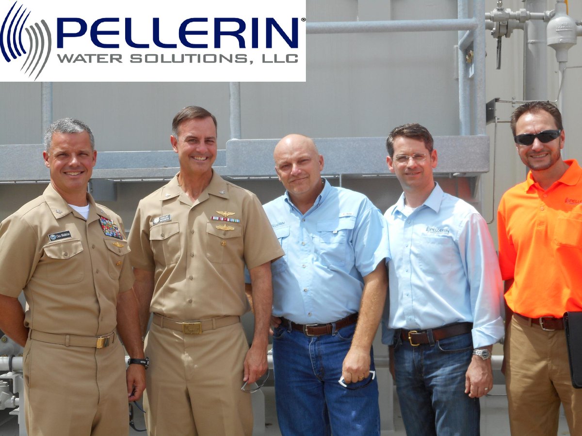 PellerinEnergy's tweet photo. Pellerin Water Solutions was honored to have US Navy Captains Chris Middleton &amp; Shelby Mounts visit our facility. http://t.co/KAvkmp2x95