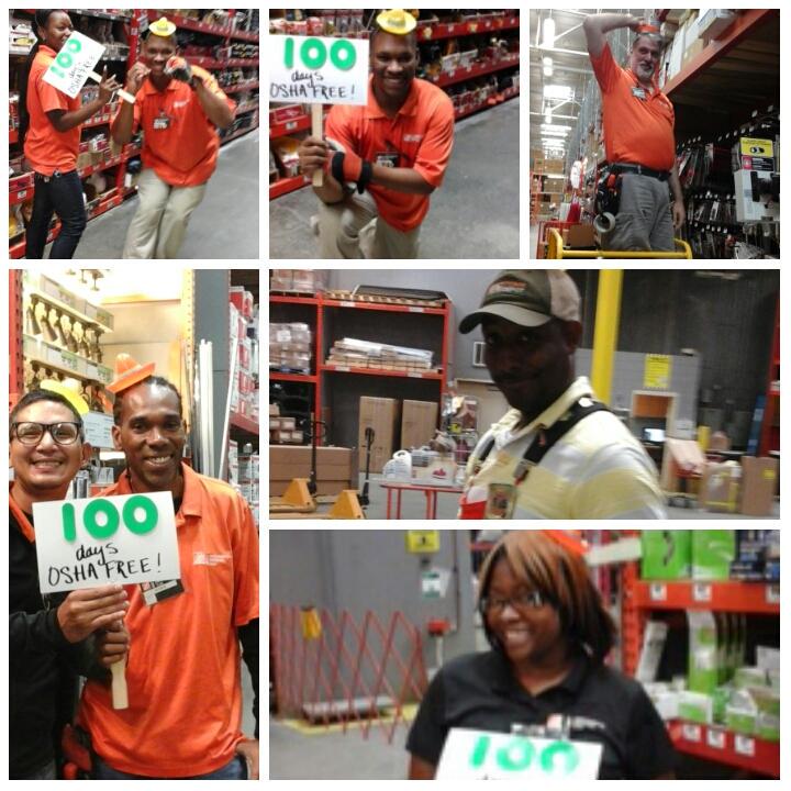 kenchelle86's tweet photo. 100 days OSHA free. #D87 #store0115 http://t.co/i5Gh82GItF