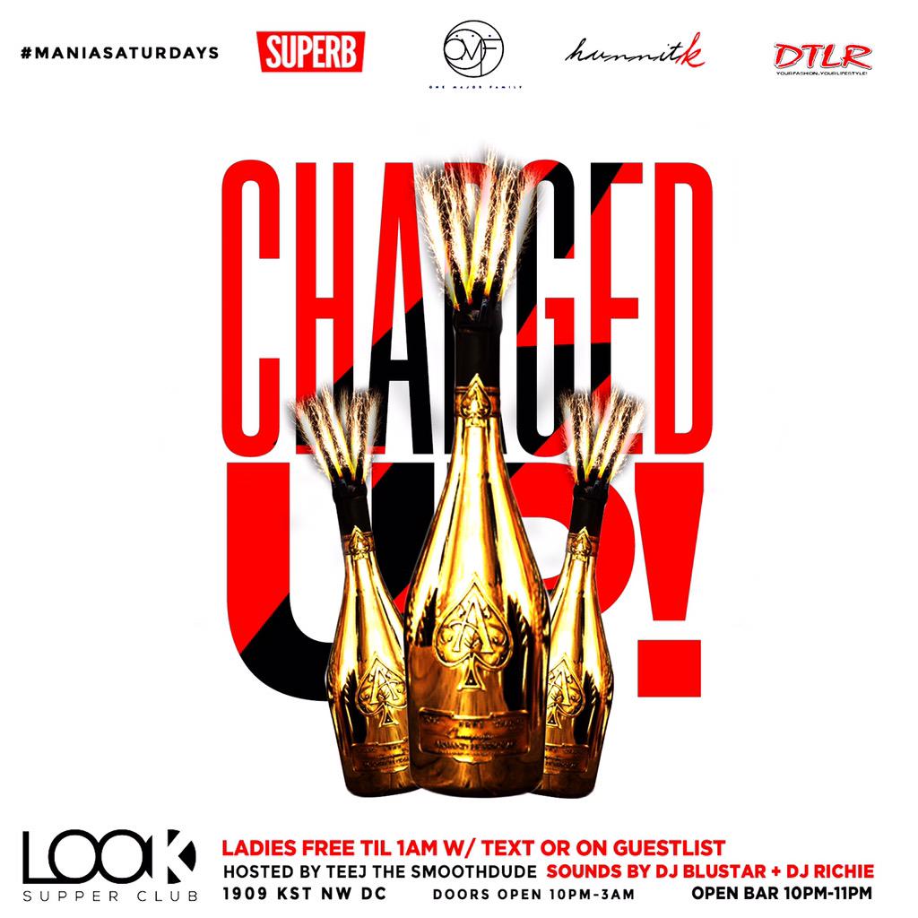 TaeSweizy's tweet photo. This Saturday We Charged Up At #ManiaSaturdays!!! Text 100K To 555888 http://t.co/DKvKKmGXmw