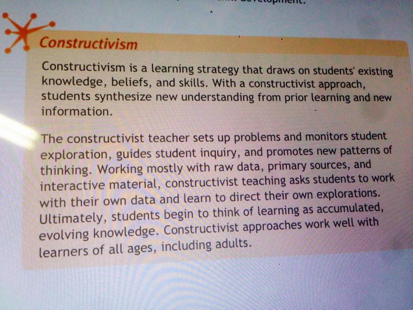 Constructivism in the Classroom ....learning about the 5 E's #gisdlearning