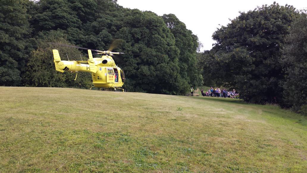Wonderful to be supporting <a href="/YorkshireAirAmb/">Yorkshire Air Ambulance</a> today, we're grateful to everybody here enjoying #wentbridgeyorkshireday
