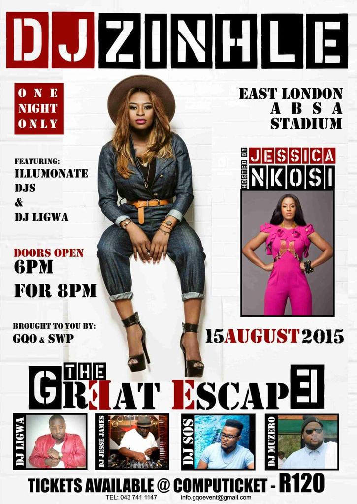 EventGqo's tweet photo. @Mjoenze @Bulz303 @DJZinhle @JessicaNkosi @Jessica__Team @ShudeTema @ufb30 ..... #BEThErE http://t.co/Iu1WAaDSBx