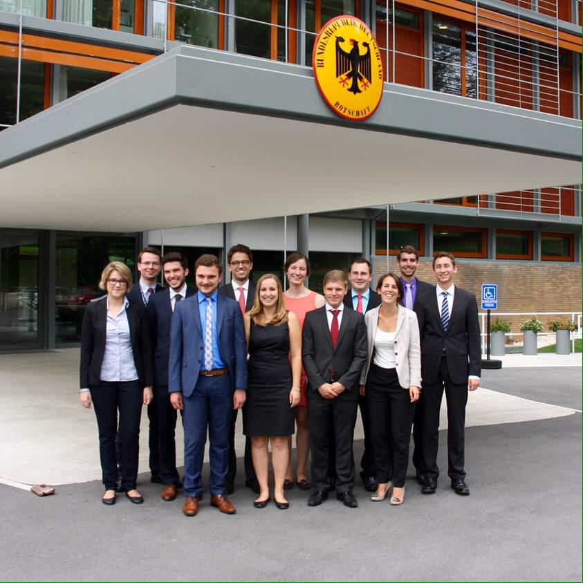 Here is a shot of our current interns, who help with everything from visits to social media to political reports!