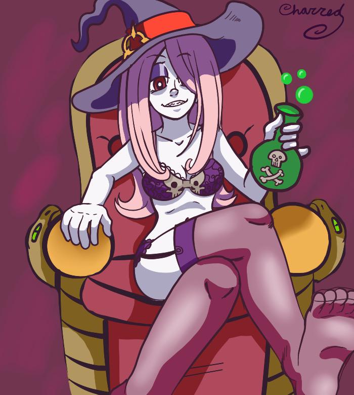 LewdWitch_'s tweet photo. "Care to try a potion? It won't harm you, promise." http://t.co/5uRlSzviBY