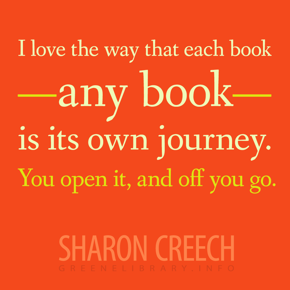 Happy birthday to Ohio-born author Sharon Creech.  