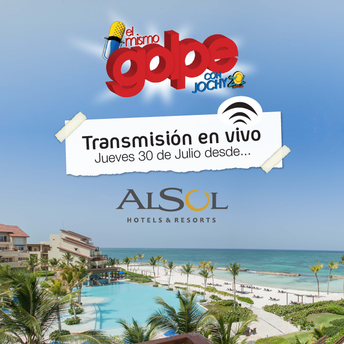 alsoldr's tweet photo. @elmismogolpe se traslada mañana a nuestro complejo. No te pierdas su transmisión!  #notequedes #alsolresorts http://t.co/hGDL0nEBB2