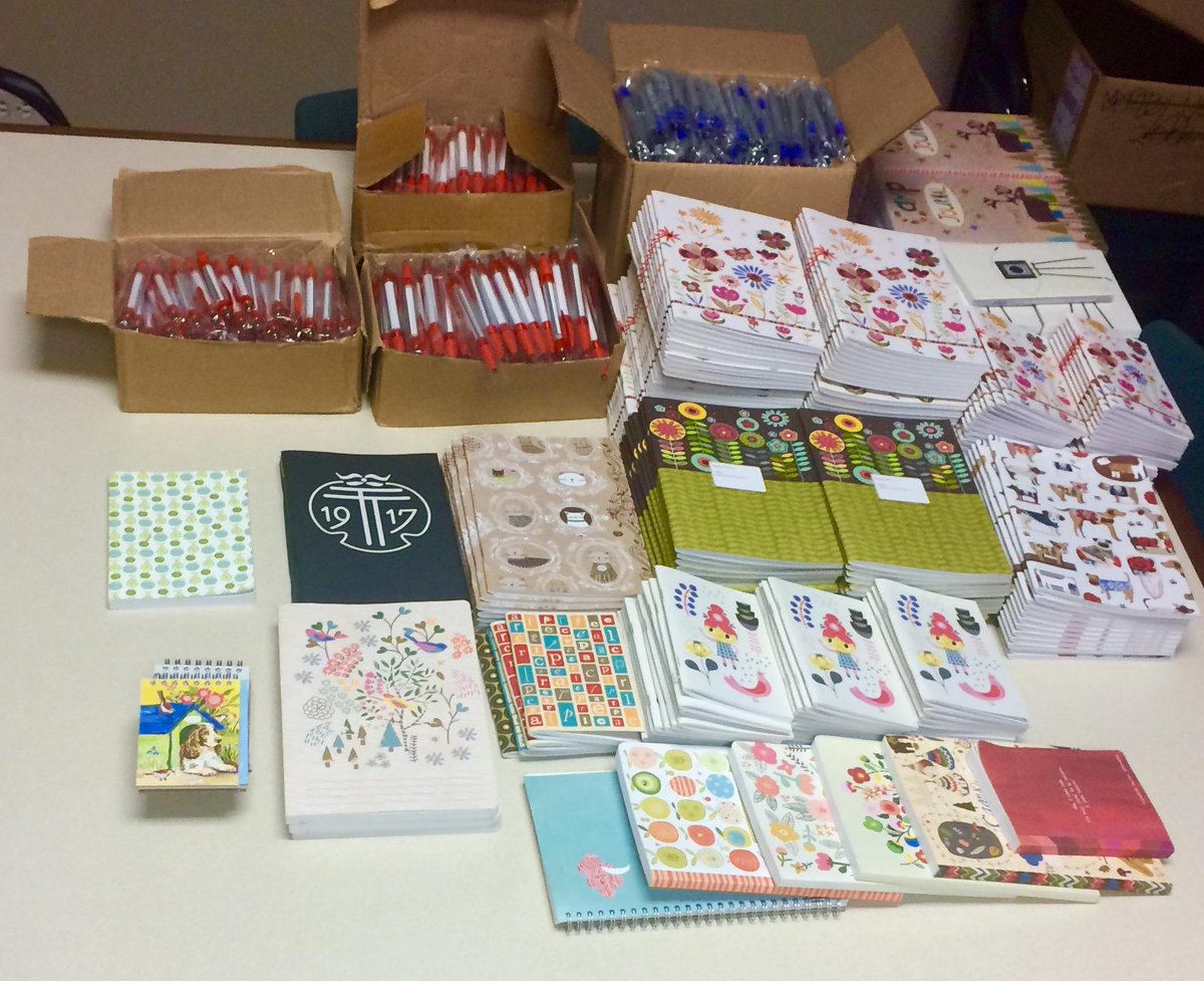 CatalystU2020's tweet photo. Thanks to @ecojot who donated school supplies to students via @CISKalamazoo for each notebook used at #CatalystU2015! http://t.co/4i1X1Uz8x5
