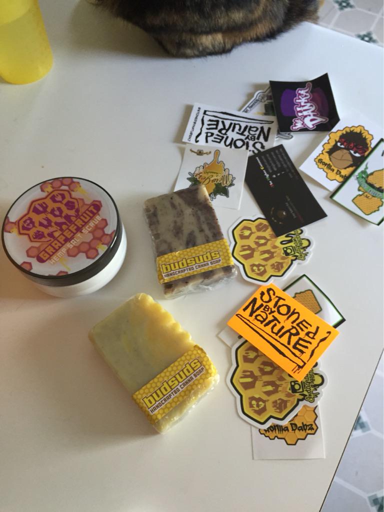 lastrealheels's tweet photo. #BudSuds with the hook up on the soap #hemp #cannabis #toosweet http://t.co/JYCDtMuaPo
