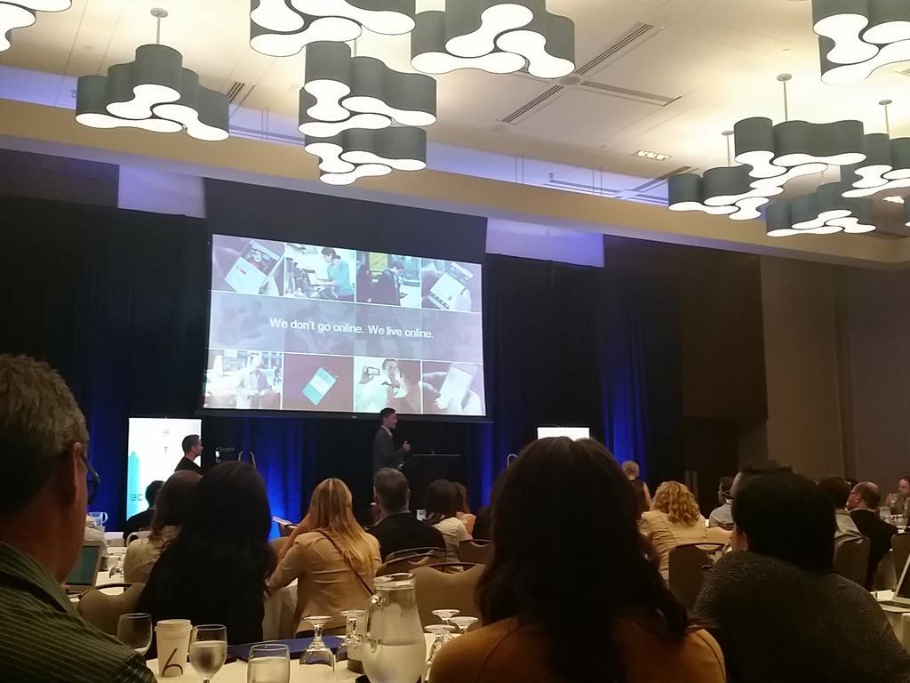 acquisio's tweet image. #acqsummit &quot;we don&apos;t go online. We live online&quot; @google