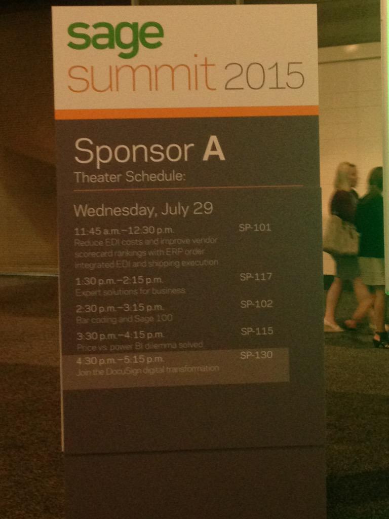 Our session starts in 10 minutes. Come join us and learn more about #DataSelf at #Sage Summit