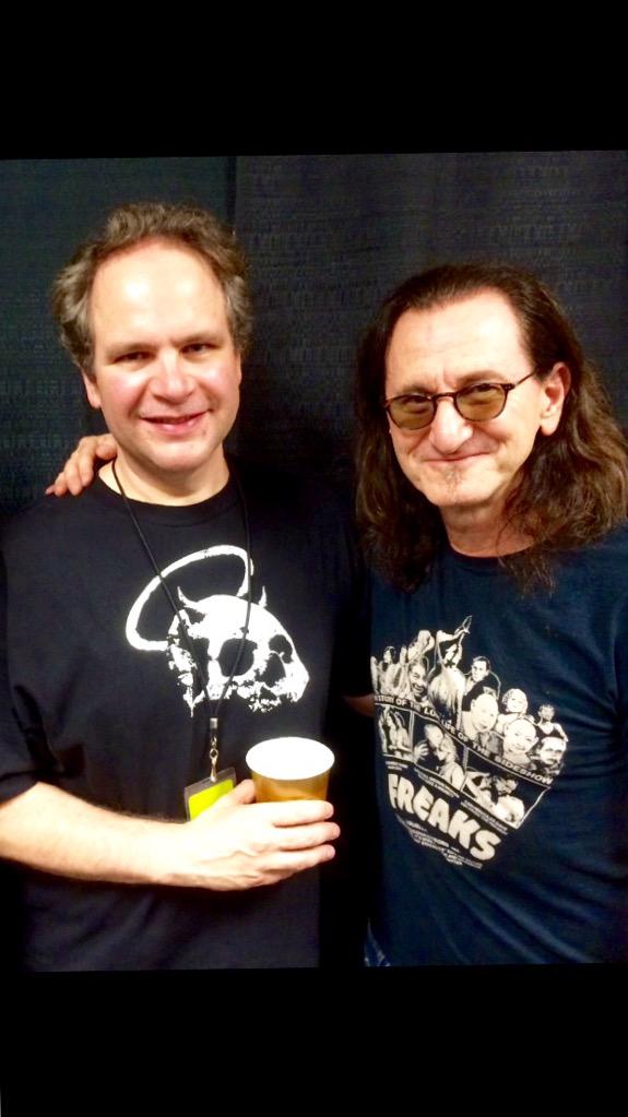 Happy birthday Geddy Lee ! Thx so much to you & the guys for the support & friendship. Many more! 