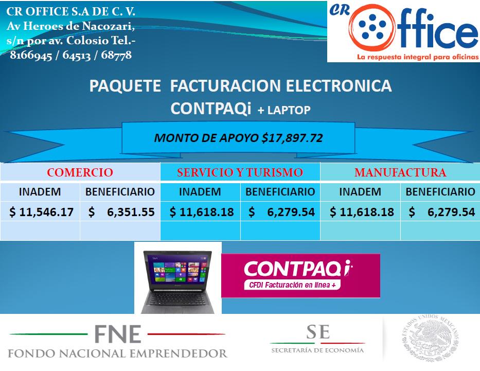 Paquete facturación electrónica