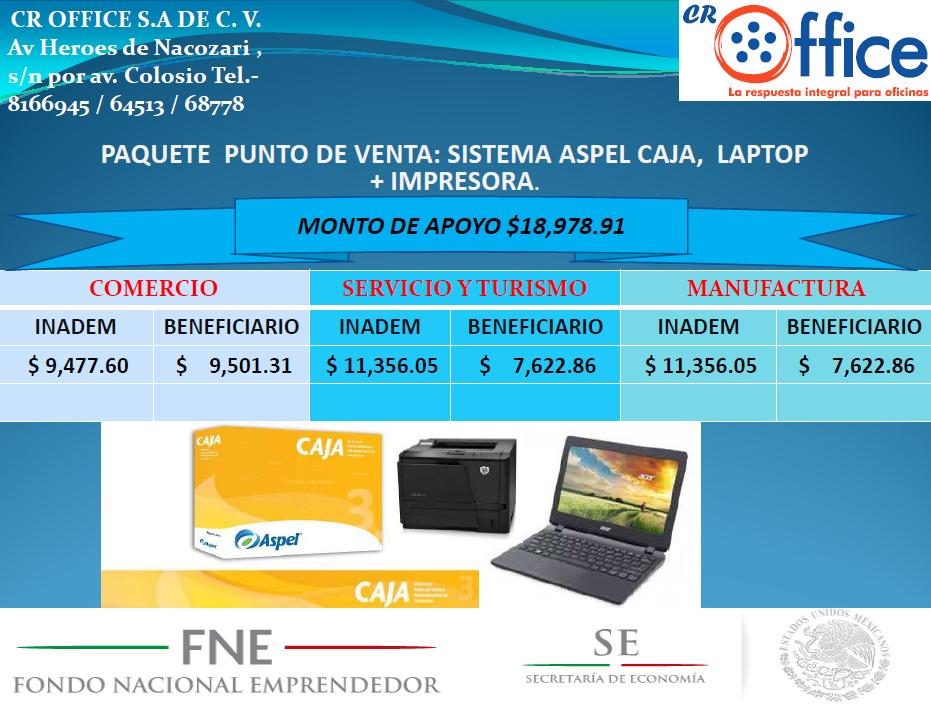 Paquete punto de venta Aspel